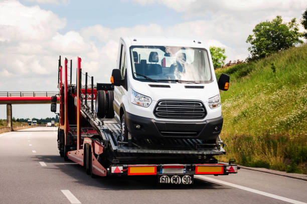 road transport in close up